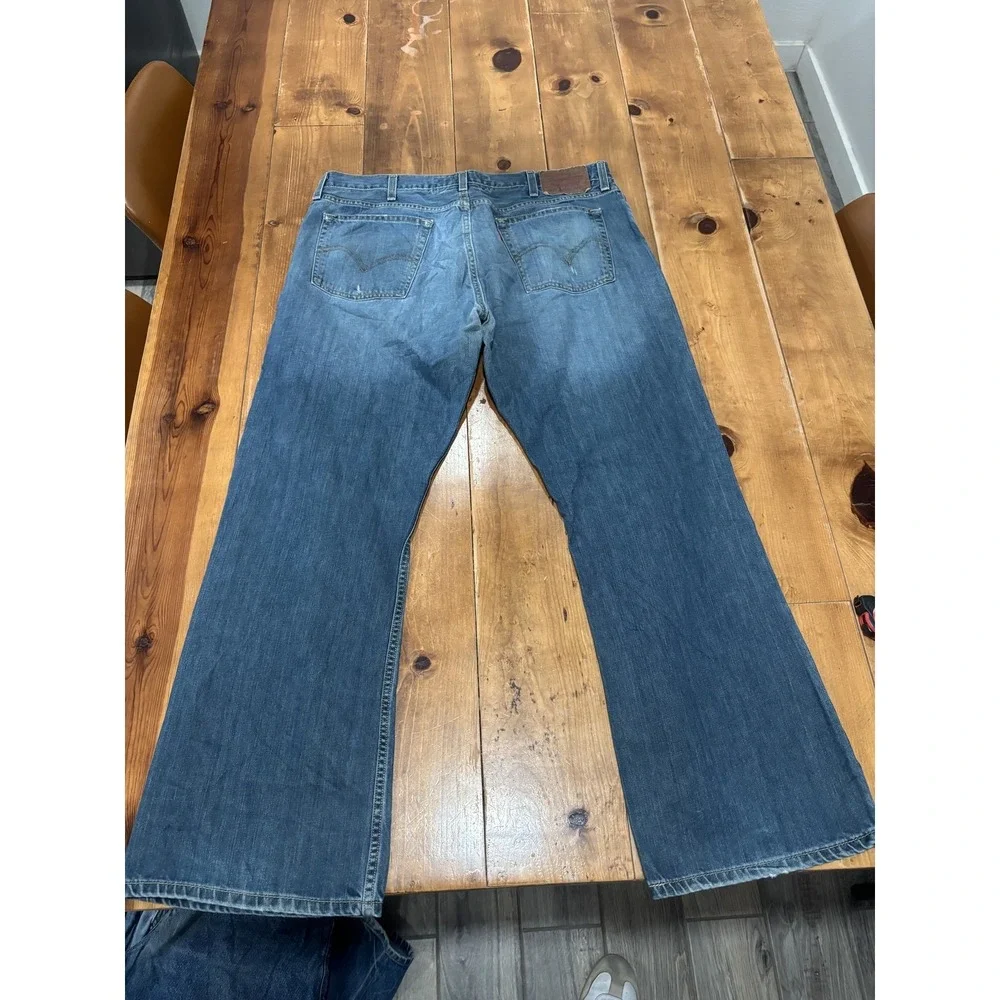 Levi's 527 Low Boot Cut Men's Jeans W38 L30 Medium Wash Blue Denim